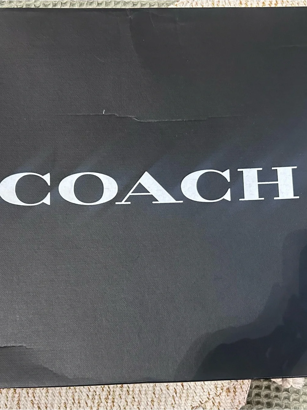 Coach tall black